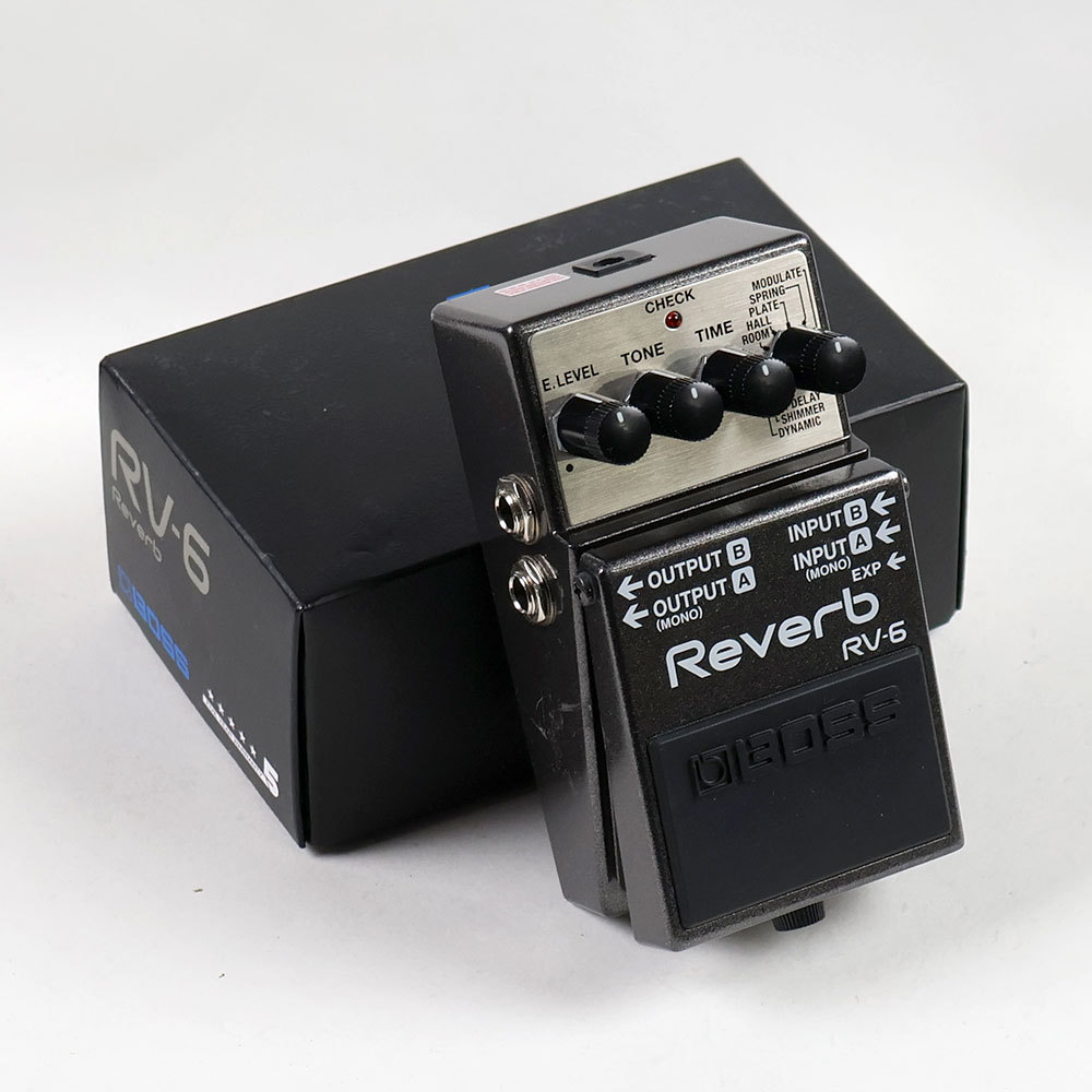 BOSS リバーブエフェクター RV-6 本体と箱付き 中古】BOSS / RV-6 Reverb リバーブ RV6 ボス ギター エフェクター