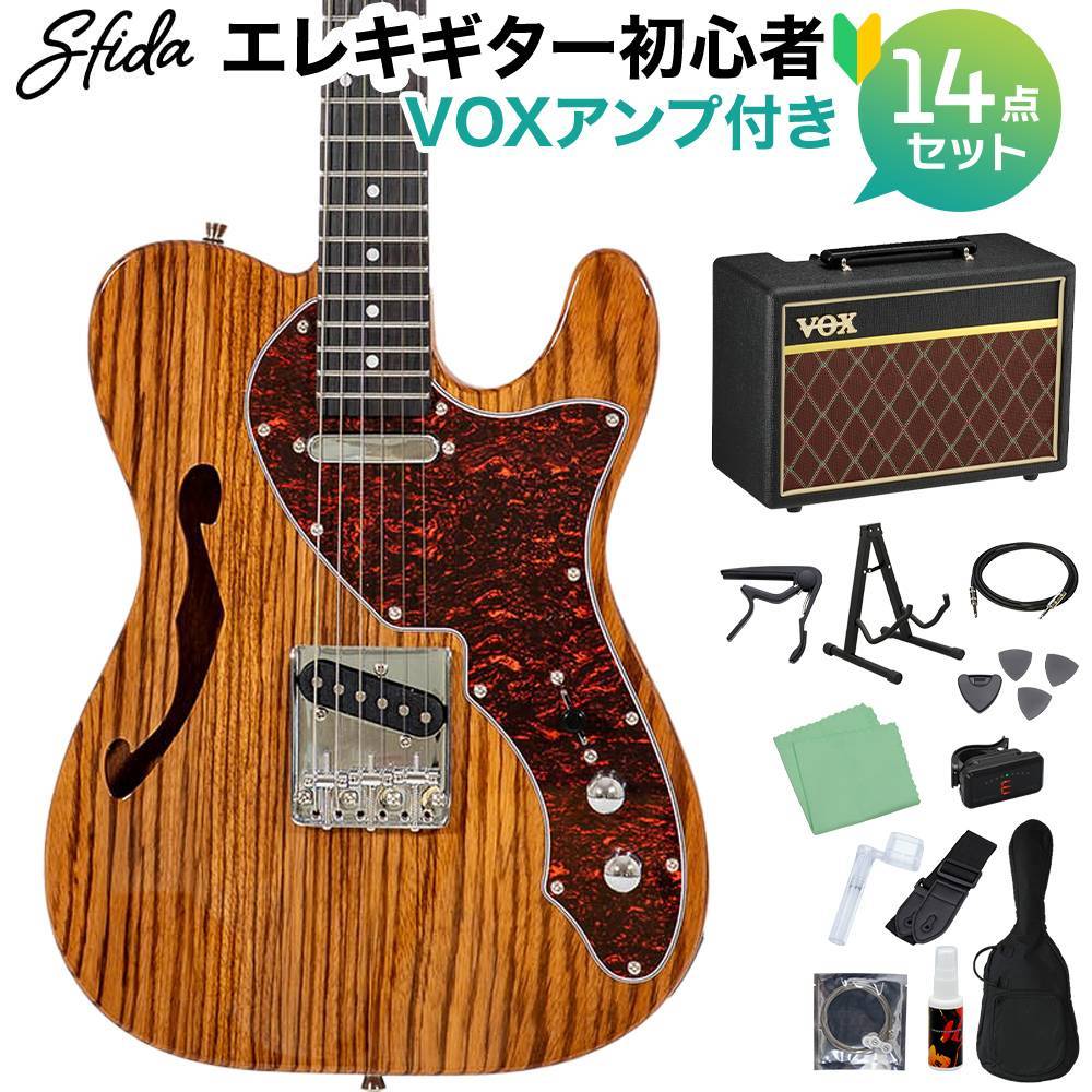 お値下げしました！エレキギター（基本置き配） Sfida STH-600 NA エレキギター初心者セット 【VOXアンプ付き