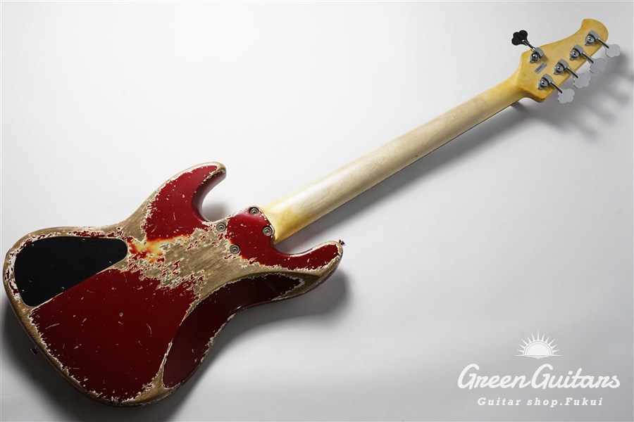 Xotic XJ-1T 5st - Dark Candy Apple Red / Super Heavy Aged / Alder
