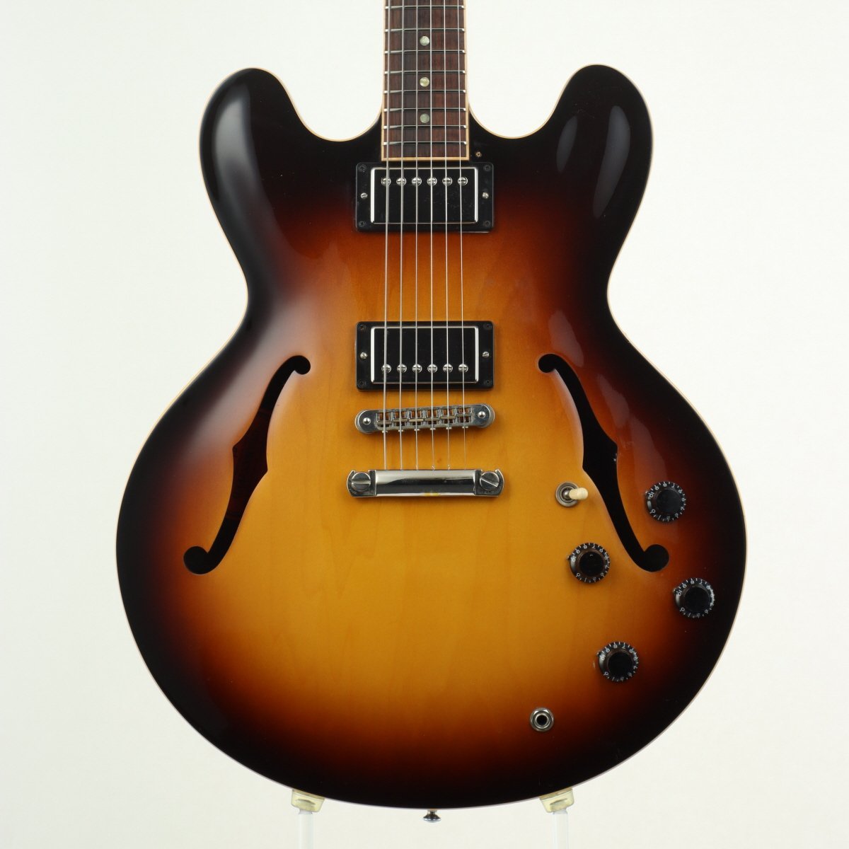 ギター Gibson Memphis ES-335 DotPlain Gibson ES-335 Dot Reissue Plain Top Vintage Sunburst【福岡パルコ店