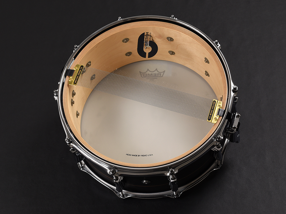 British Drum Co. Merlin メイプル&バーチ スネアドラム 14″×6.5