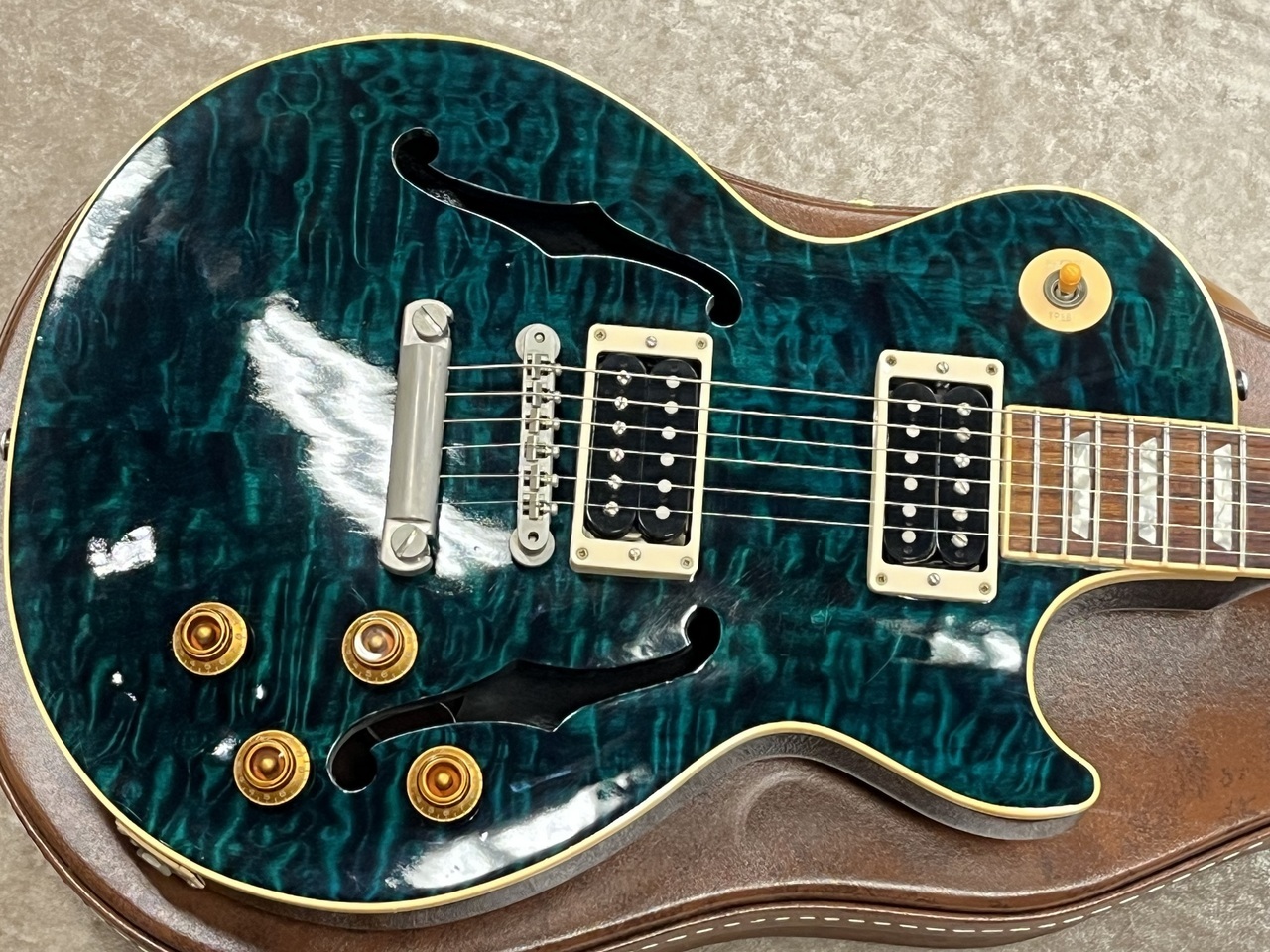 Gibson Custom Shop YCS Les Paul Style-F Quilt Peacock 1996年