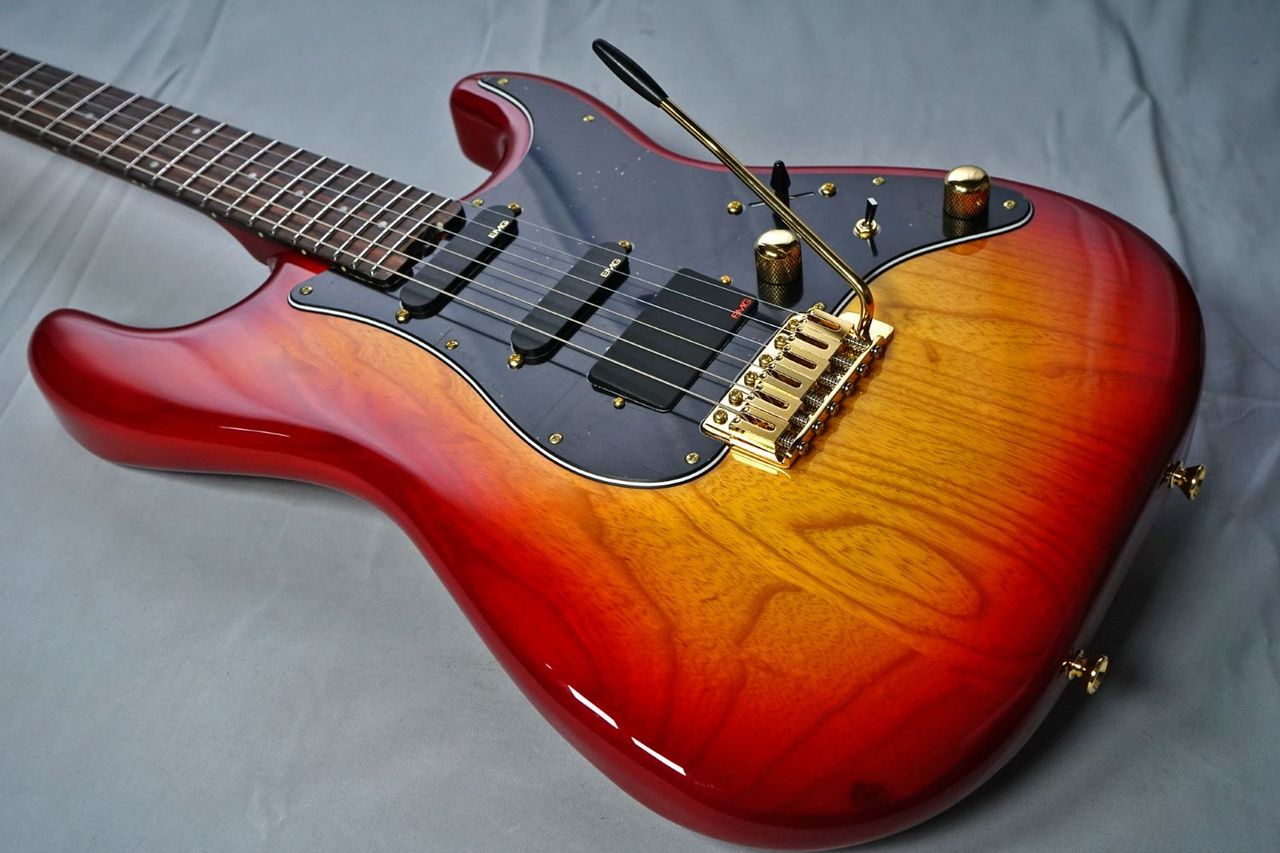 希少生産完了モデル Schecter AD-V-1-FR EMGピックアップ搭載 SCHECTER L-GS-1-VTR-AS-EMG/R 【EMG搭載オーダー品】(新品