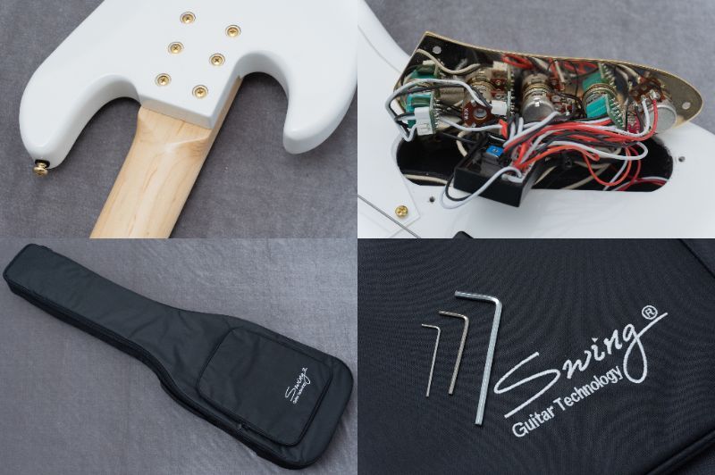 Swing Guitars Jazz Deluxe 5 White 4.75kg #25080008【GIB兵庫