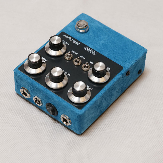 HTJ-WORKS Valve Crystal 12AX7 Tube Preamp Black Top Dark Blue