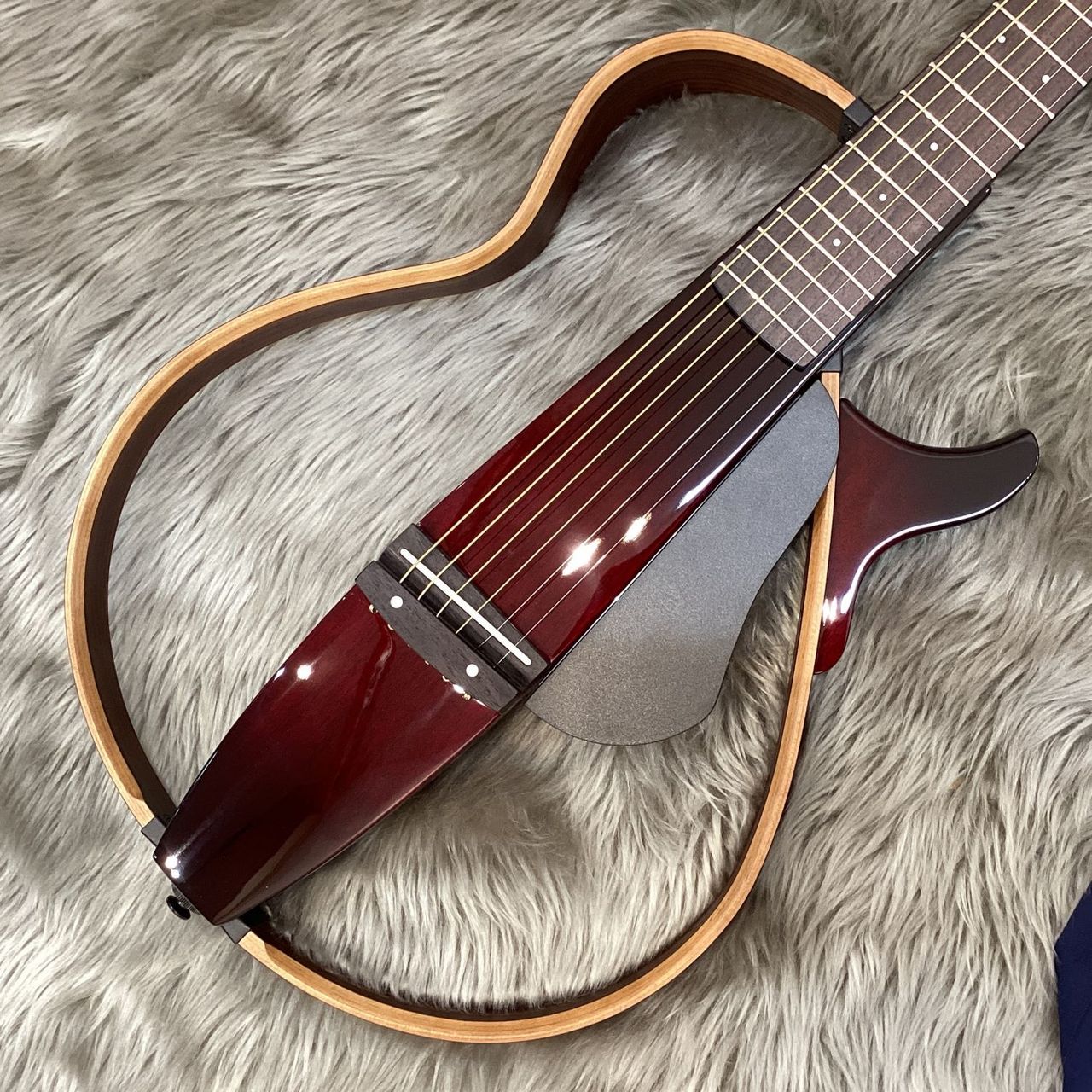 Yamaha サイレントギター slg200s クリムゾンレッドバースト Yamaha Silent Guitar SLG200S Steel String Crimson Red Burst