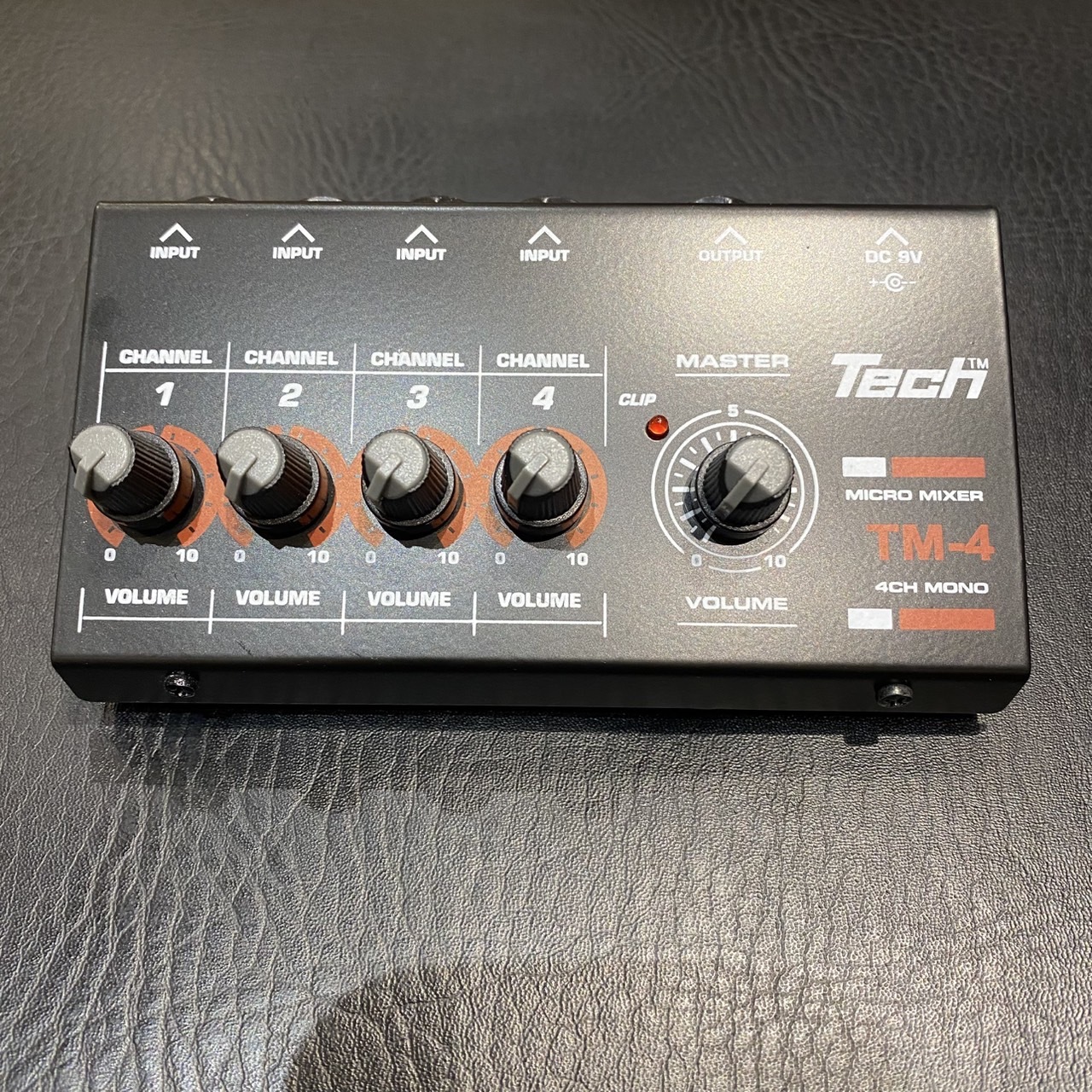 4チャンネルマイクロミキサーTech TM-4　新品！ Amazon | TECH 4ch マイクロミキサー 1.2mケーブル X 1付属 TM-4