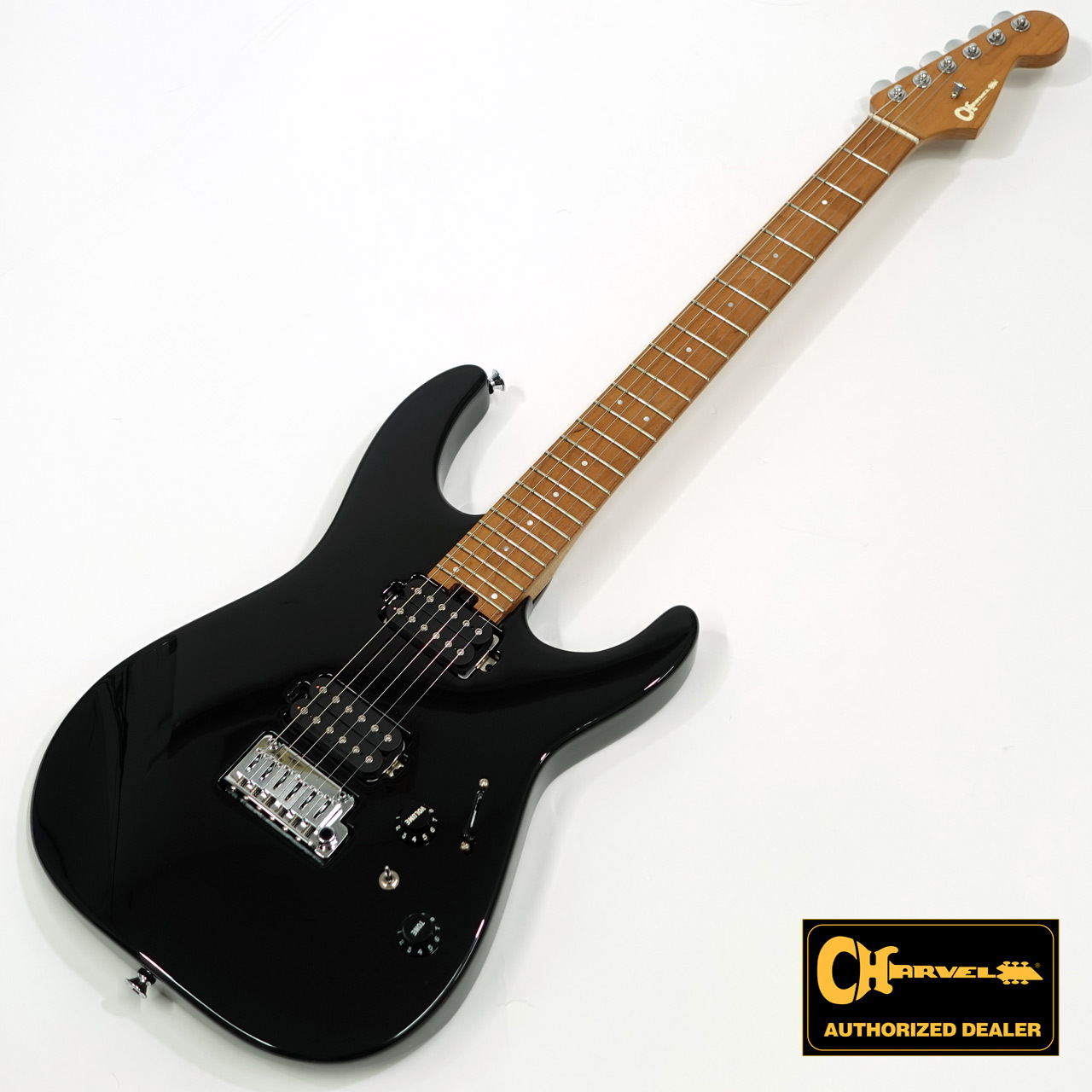 Charvel Pro-Mod DK24 HH 2PT CM / Gloss Black（新品特価/送料無料