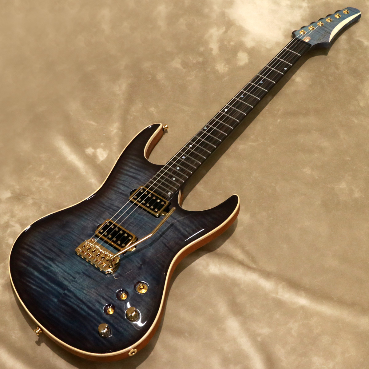 Valenti Guitars Nebula Carved, Violet Blue(dark burst)（新品/送料