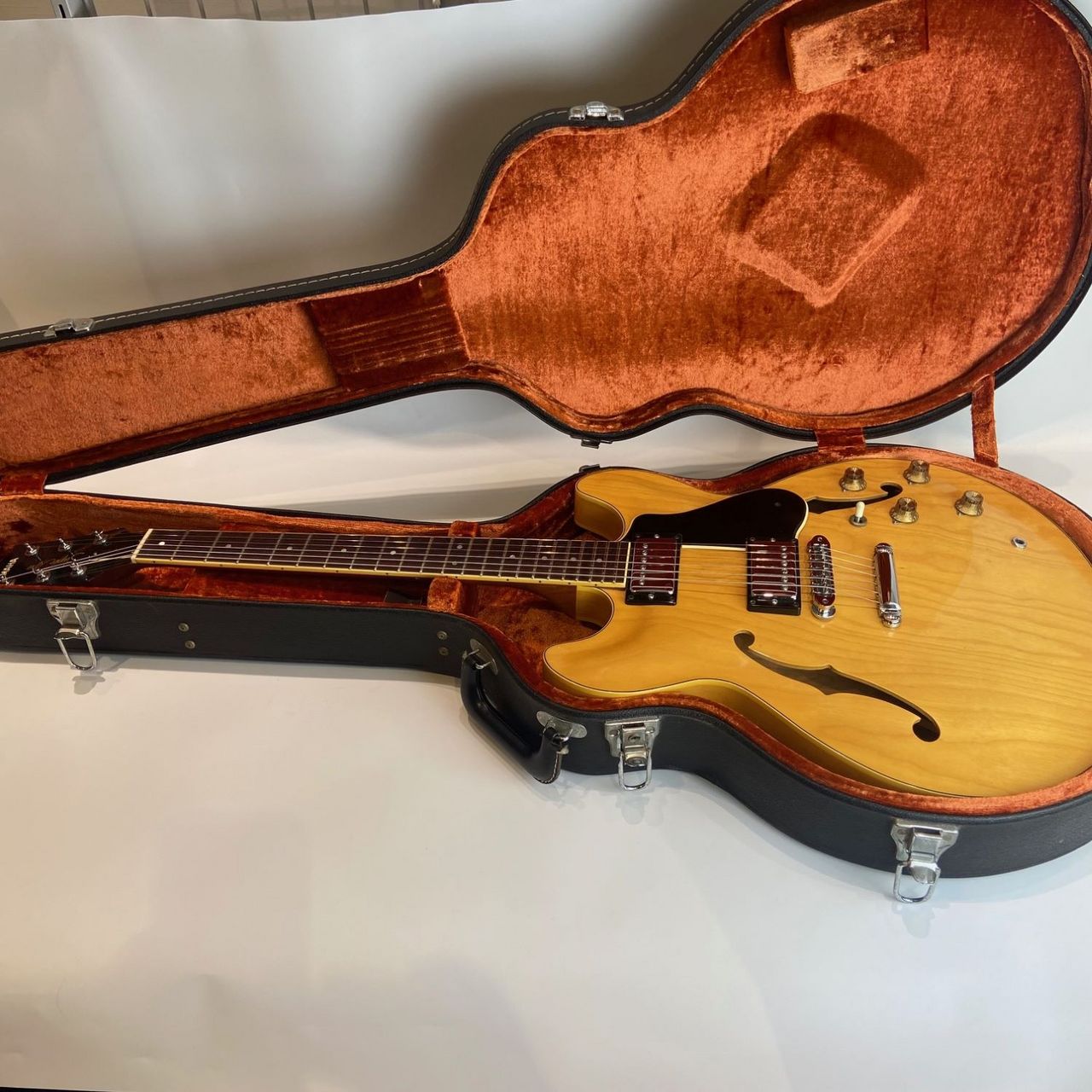 YAMAHA SA700 Super Axe 1980年 イエローナチュラル セミアコ ハード