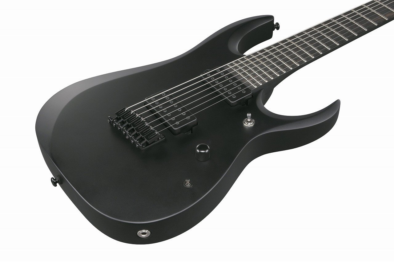 Ibanez RGDRB71-BKF (Black Flat) アイバニーズ 7弦ギター IRON
