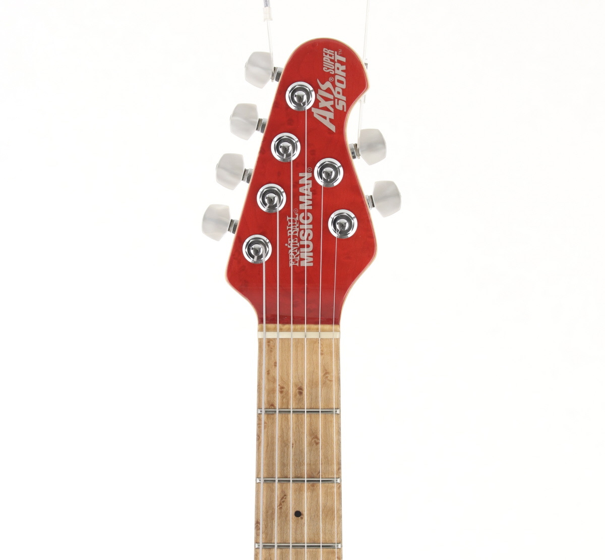 MUSIC MAN Axis Super Sport HH Tremolo Translucent Red MOD ［3.33kg