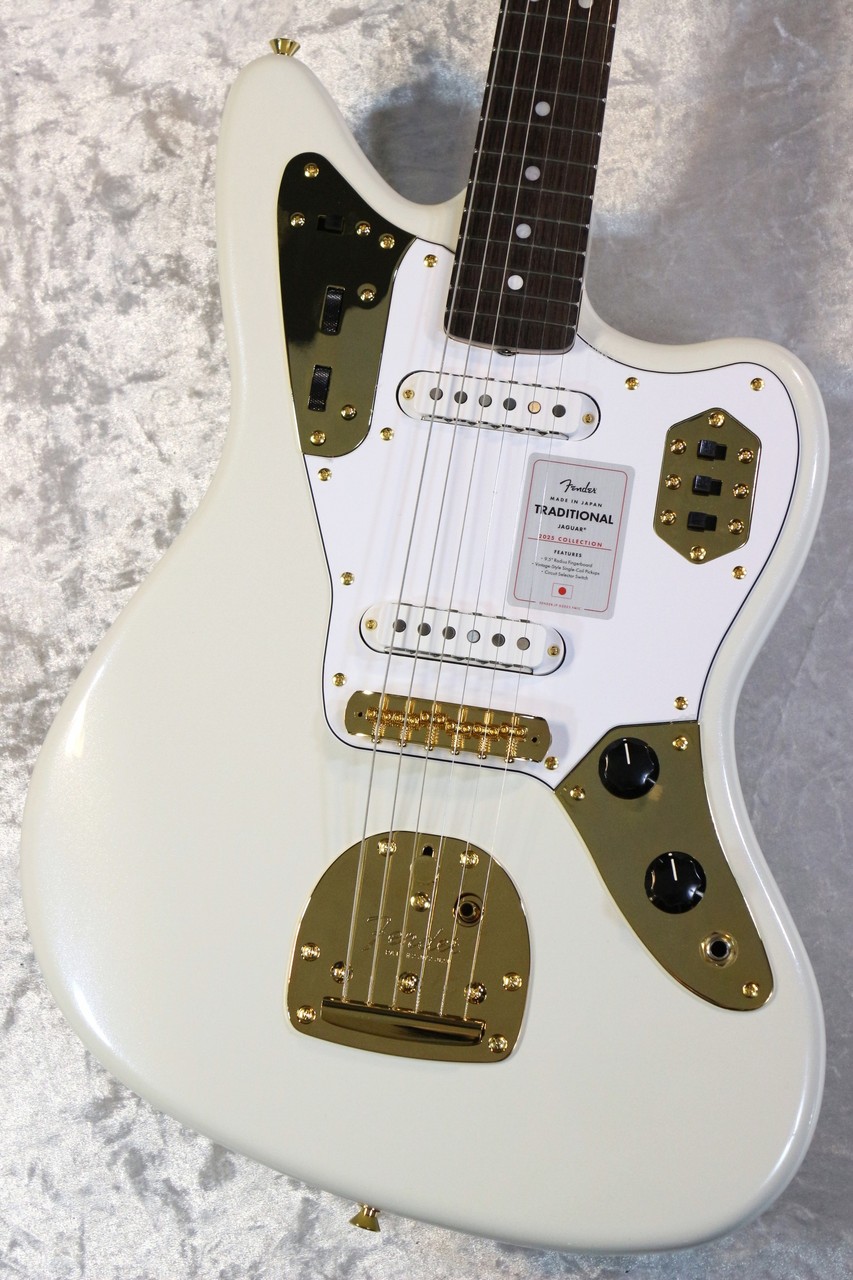 年末のプロモーション大特価！ Collection 2025 Traditional MIJ Fender '60s White Jaguar オールドノリタケ