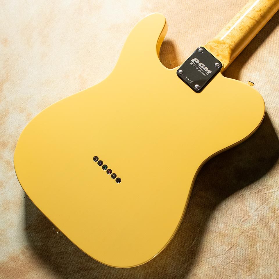 K.Nyui Custom Guitars KNTE Birdseye Neck Butter Scotch Blonde w