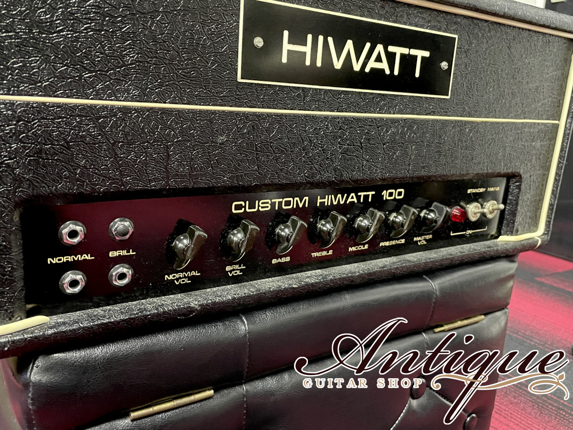 Hiwatt DR-103 CUSTOM 100 Amp 1970 w/Hi-Original Parts Owned