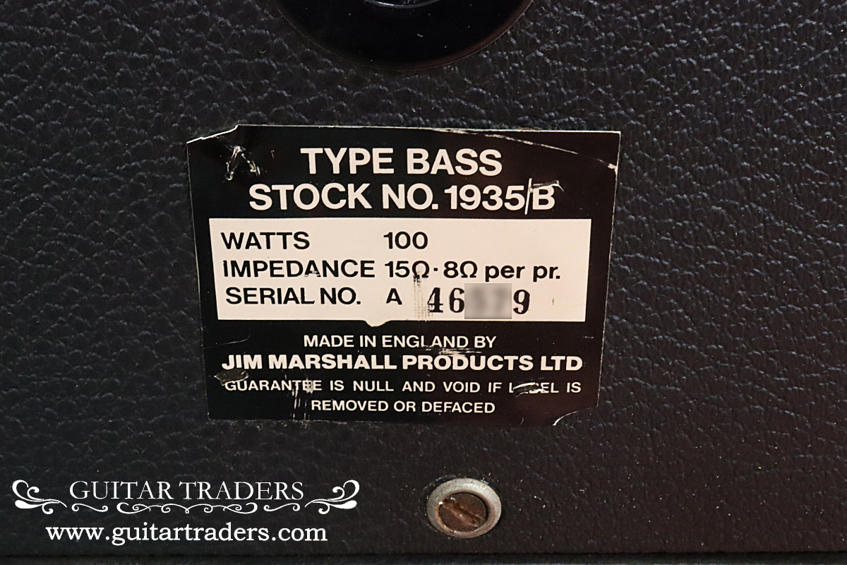 Marshall 1975 1935 B Cabinet（ビンテージ）【楽器検索デジマート】