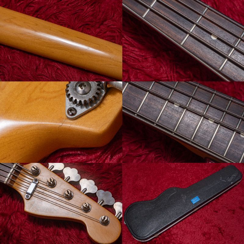 Fender American Deluxe Jazz Bass V Crimson Burst 1997 4.320kg