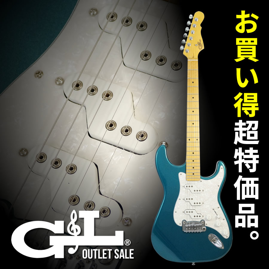 【全国送料無料】 G&L Tribute Series  超美品！ G&L Tribute Series COMANCHE (Emerald Blue Metallic/Maple