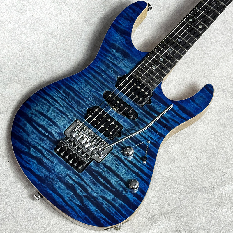 Suhr Modern Set Neck Custom Select Quilt Top Black Limba Body