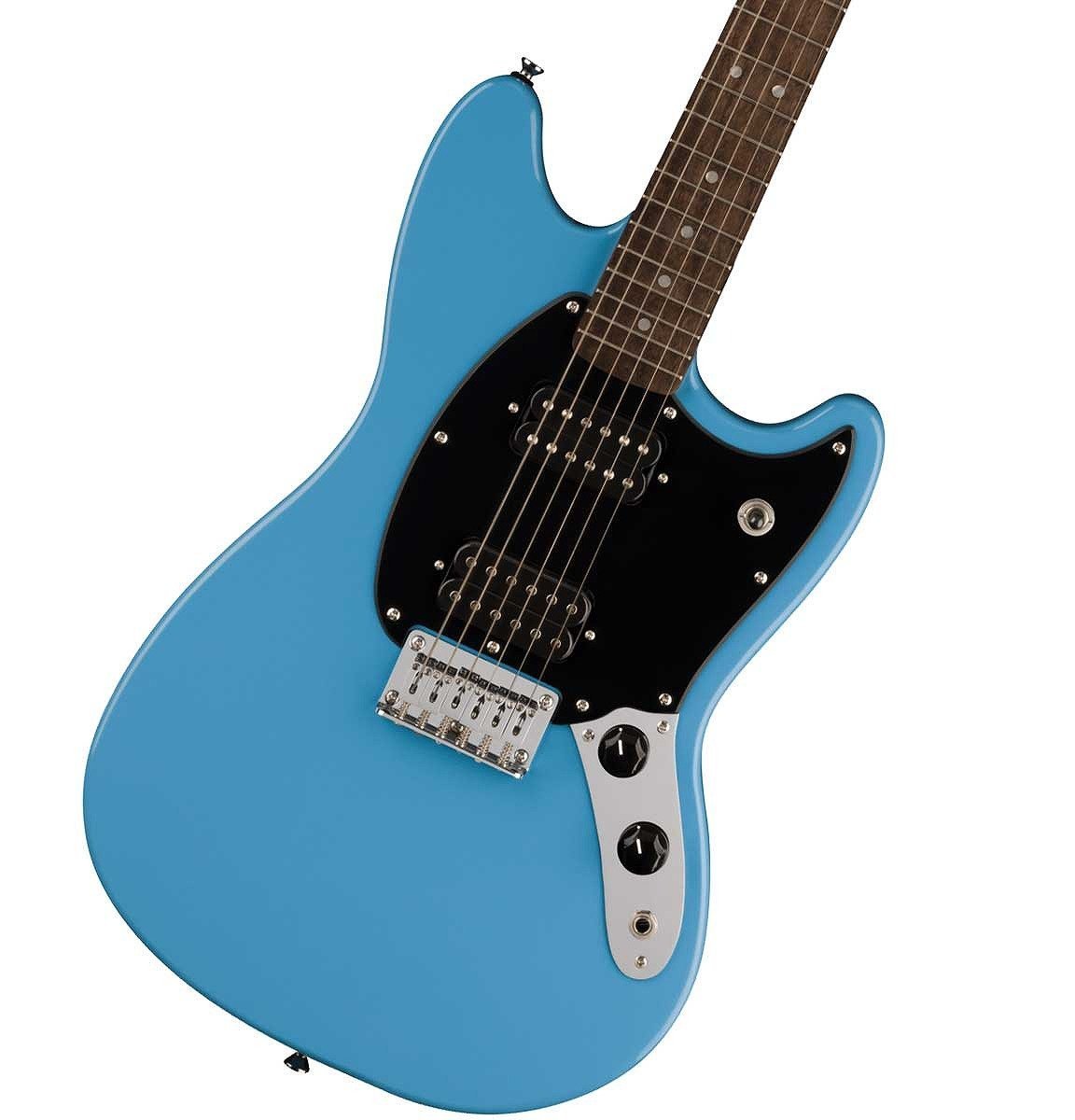 Squier by Fender Sonic Mustang HH Laurel FB BK PG California Blue  GP-1アンプ付属エレキギター初心者セットR【WEBSHOP】（新品/送料無料）【楽器検索デジマート】