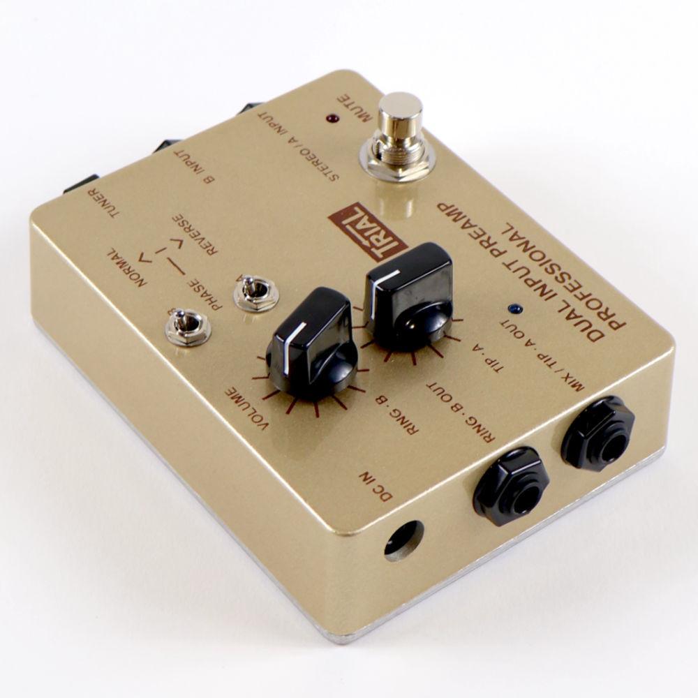 TRIAL 【中古】 アコースティックギター用プリアンプ TRIAL DUAL INPUT