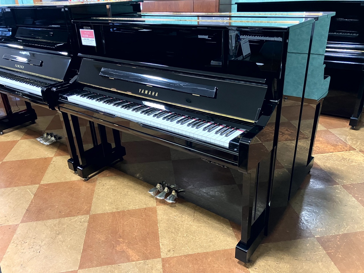 YAMAHA ヤマハ中古ピアノ YU10SB【消音ユニット付き】（中古）【楽器