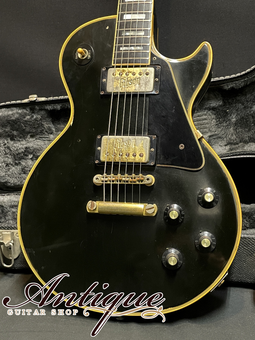 Gibson Les Paul Custom 1972年製 Black w/Stickered PAF /Emboss