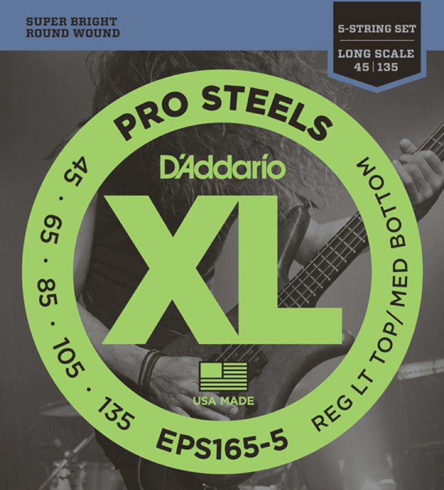 D'Addario ダダリオ EPS165-5 5-String Long 045-135 5弦ベース用 ベース弦