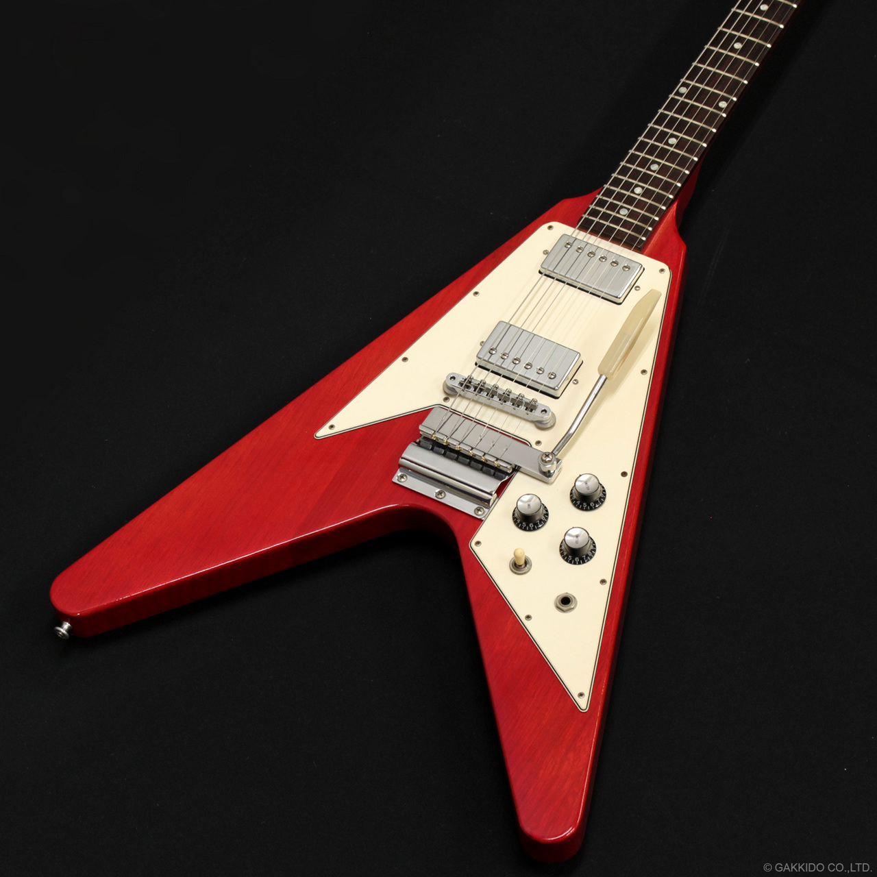 Gibson Custom Shop 1967 Flying V Korina w/Vibrola [Cherry] (2001