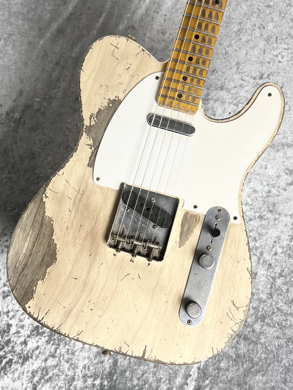 ヘビーレリック/ ‘57テレキャスタータイプTurtle Crack Body Fender Custom Shop Master Build 1957 Double Esquire Heavy Relic