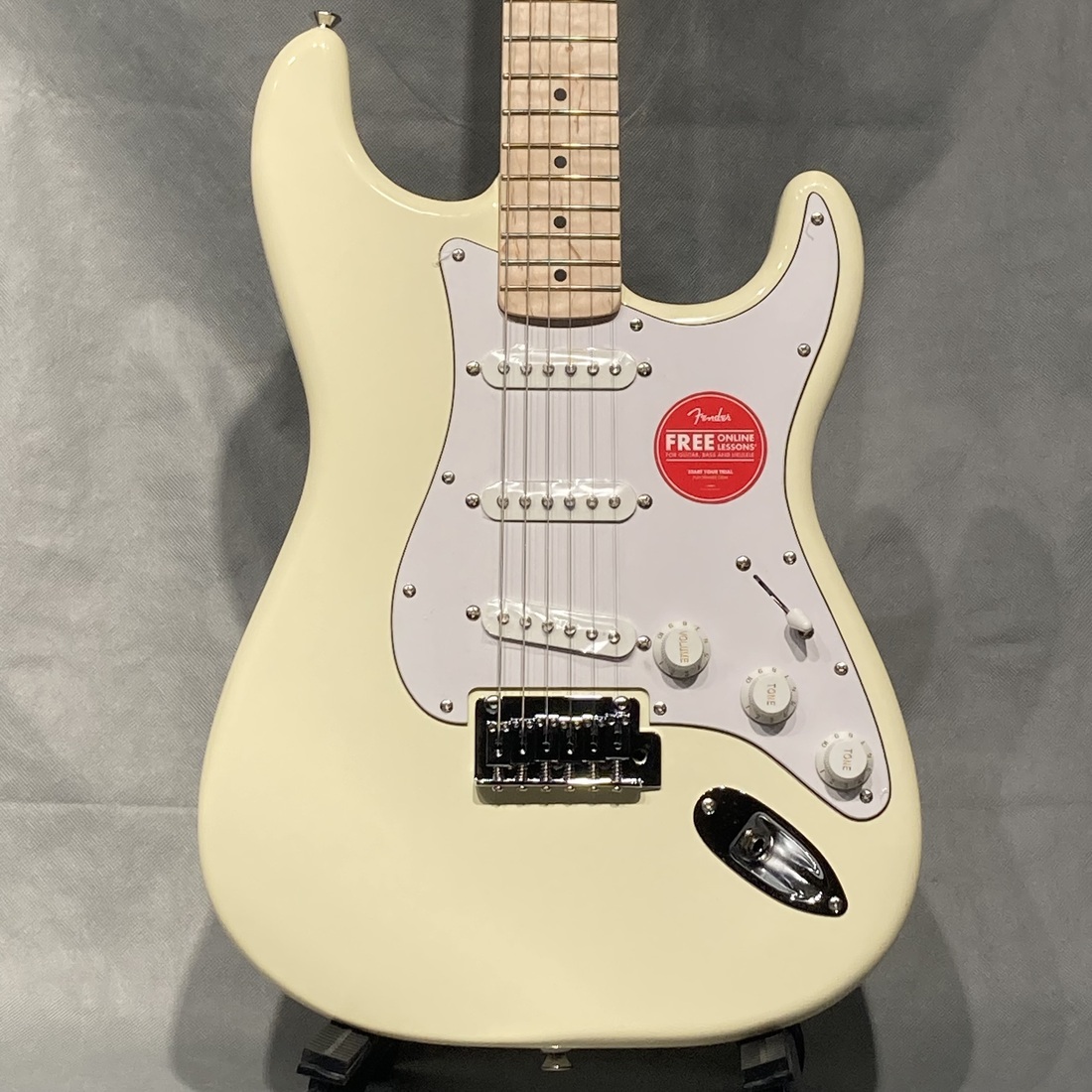Squier by Fender AFFINITY SERIES STRATOCASTER MN WPG OLYMPIC WHITE