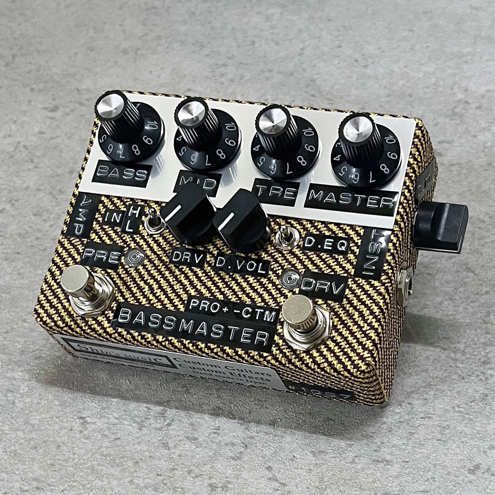 Shin's Music Bass Master Preamp Pro+ Vintage Tweed / Num.Knob w