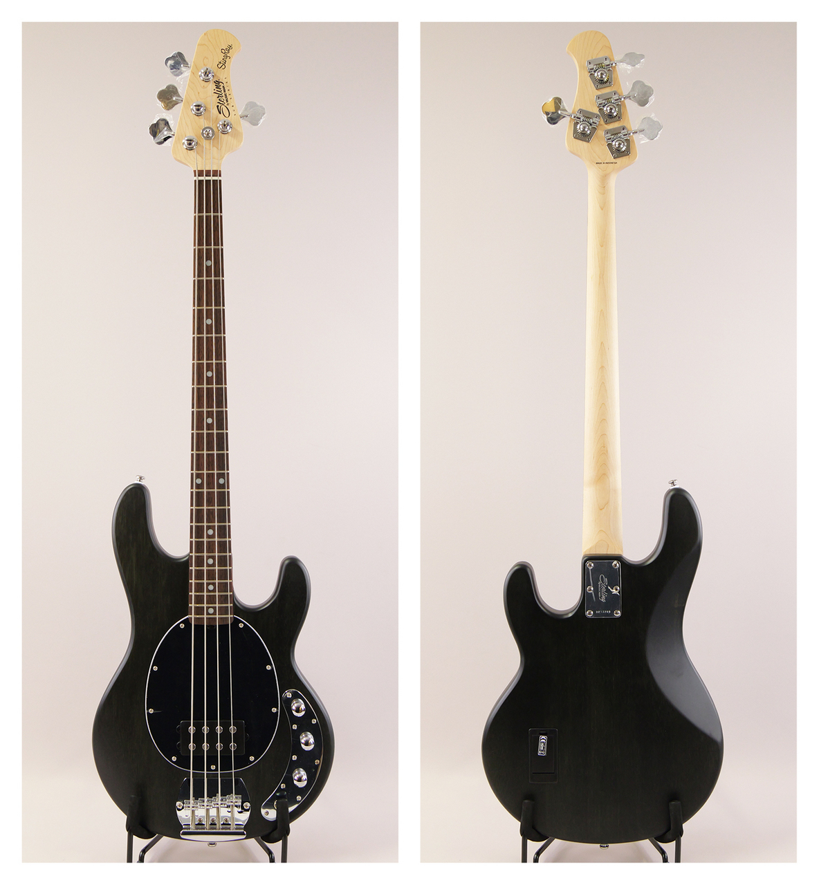 Sterling by MUSIC MAN S.U.B. RAY4 (Trans Black Satin)（新品/送料