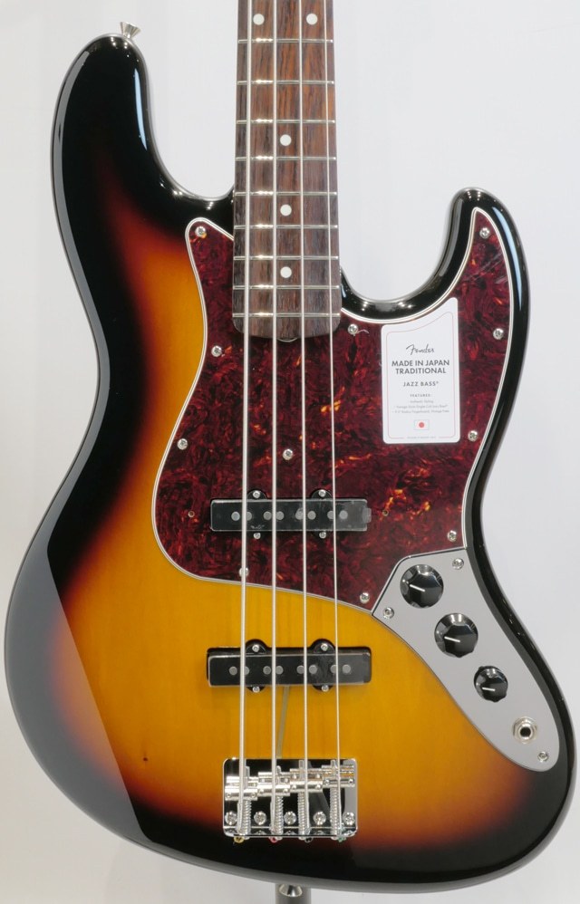 VINTAGE jazz bass 3csエレキベース Fender MADE IN JAPAN TRADITIONAL 60S JAZZ BASS (3CS)（新品