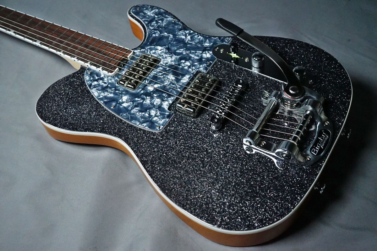 SCHECTER L-PT-AL-BB/BKSP/R Black Sparkle 【RockテイストのTLタイプ