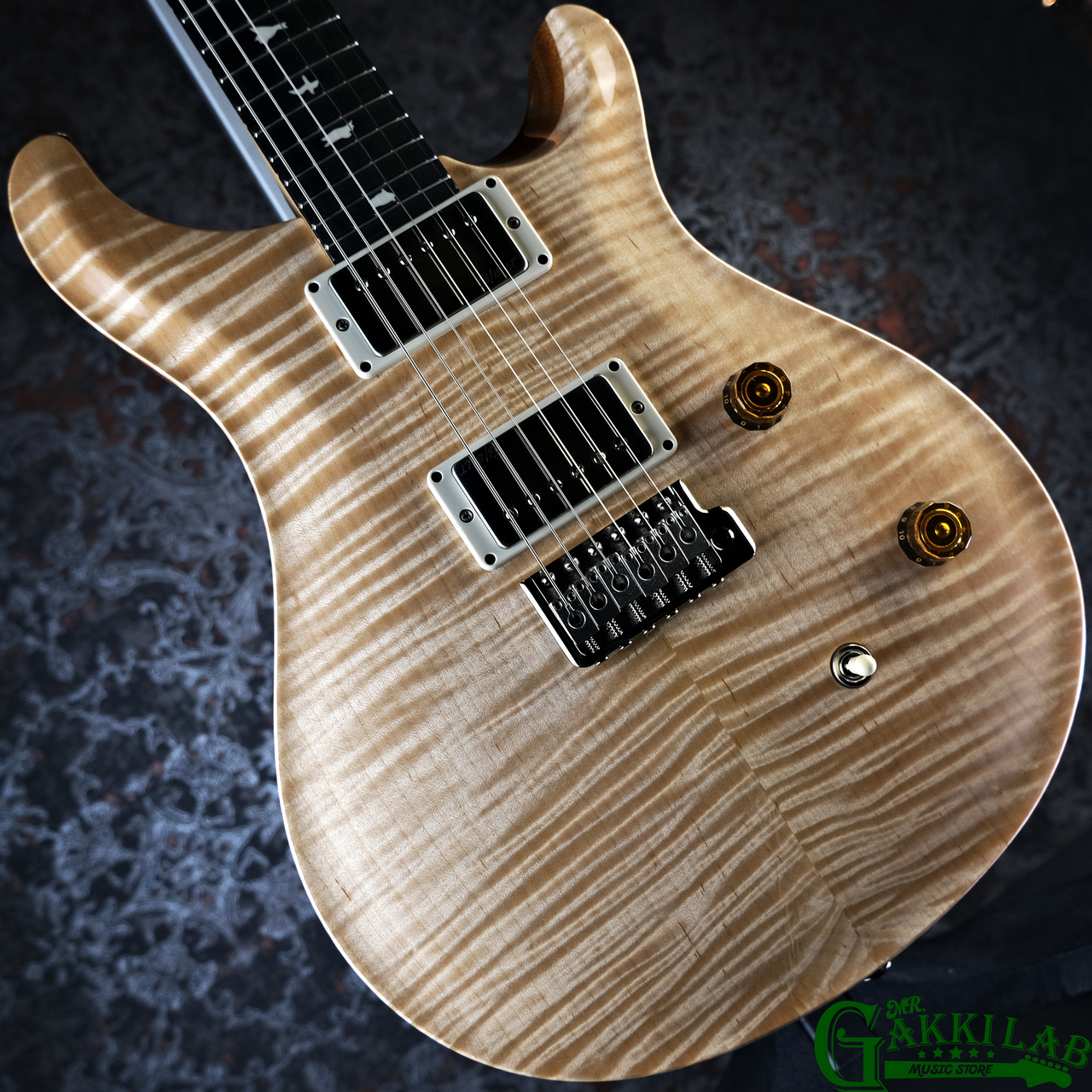 PRS CE24 Custom Configuration natural 新品 P.R.S. CE 24 Custom Configuration Black Top (Natural Back