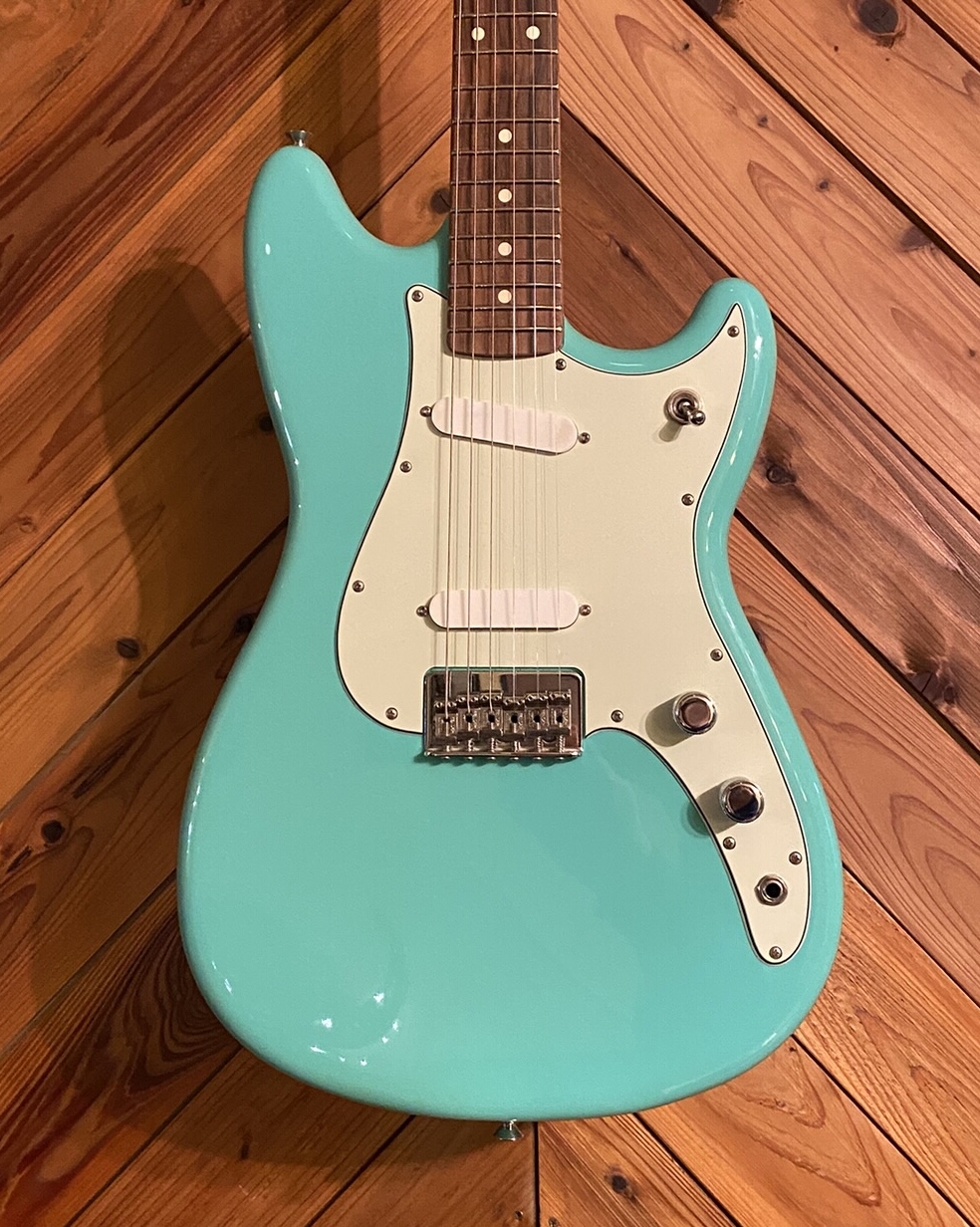 Fender デュオソニック タイドプール 青 ソフトケース付き（更新