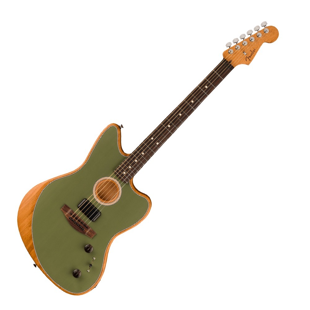 Fender フェンダー Acoustasonic Player Jazzmaster Antique Olive