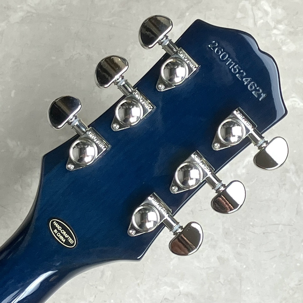 Epiphone Les Paul Custom Quilt Viper Blue (バイパーブルー) エレキ