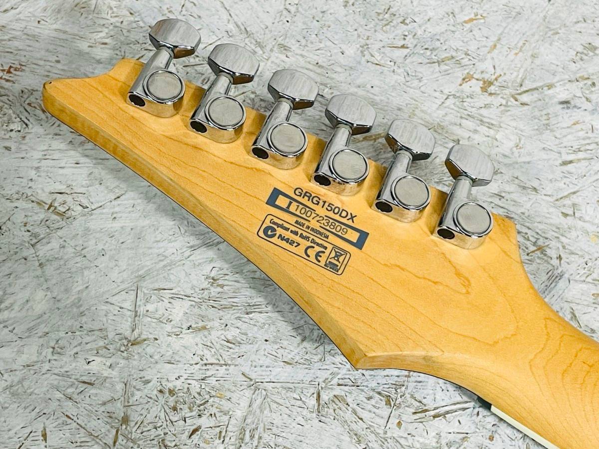 調整済】IBanez GRG150DX エレキギター 新品弦 調子良し低弦高！