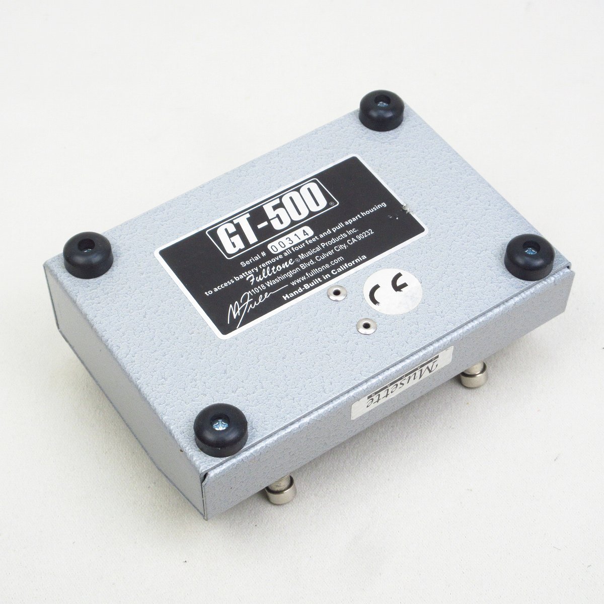 Fulltone GT-500 V1 F.E.T. Distortion + Booster/OD ディストーション