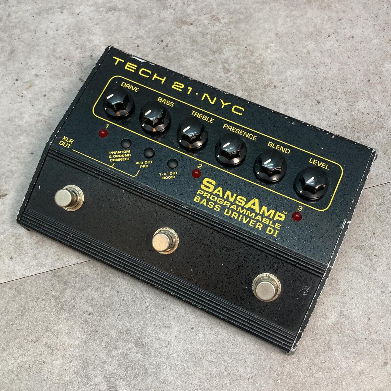 TECH21 SANSAMP Bass Driver DI Programmable【三重本店】（中古