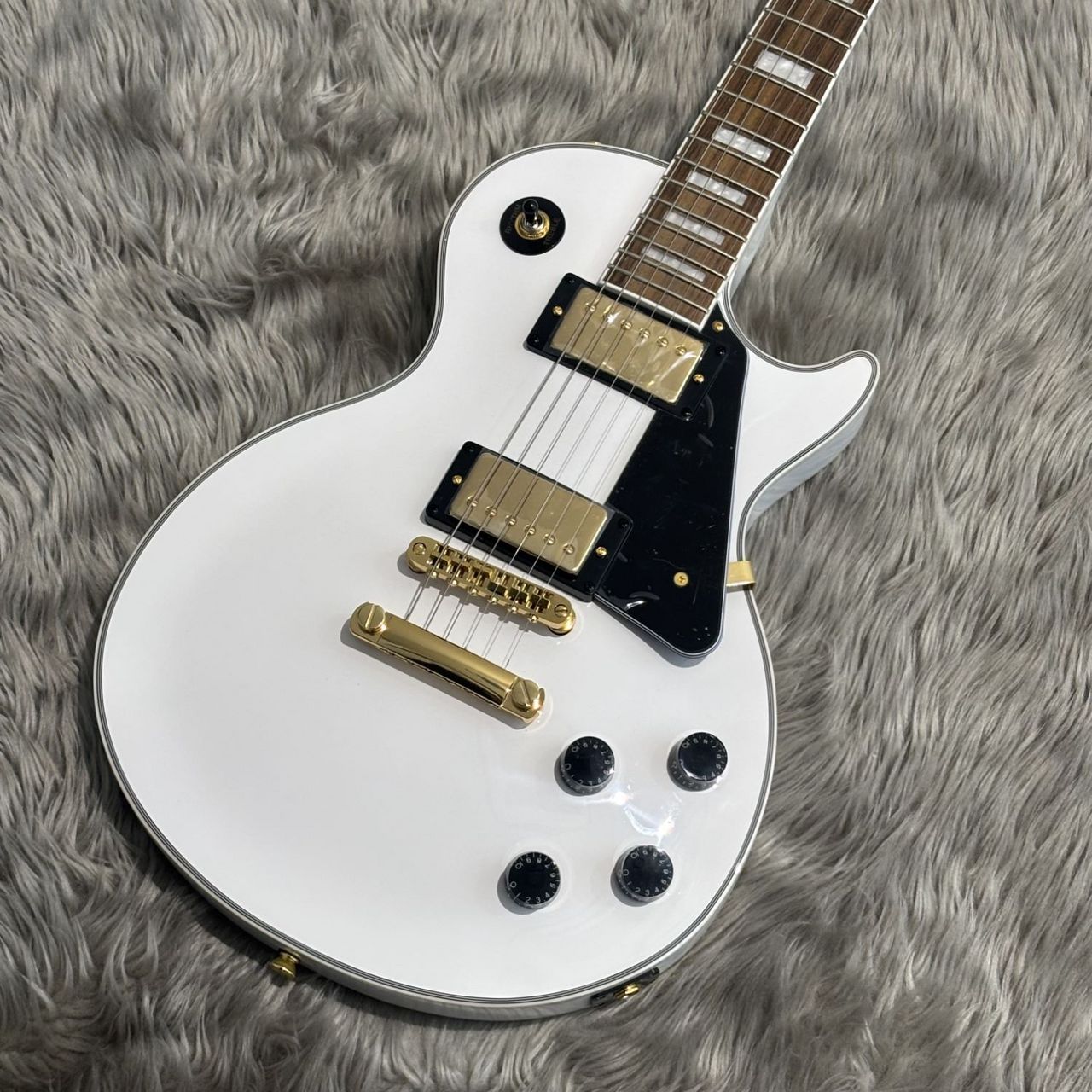 BLITZ by ARIA BLP-CST WH レスポールカスタム ホワイト エレキギター