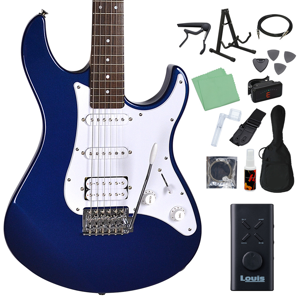 YAMAHA PACIFICA012 初心者セット 【ヘッドホンアンプ付き】 ダーク 