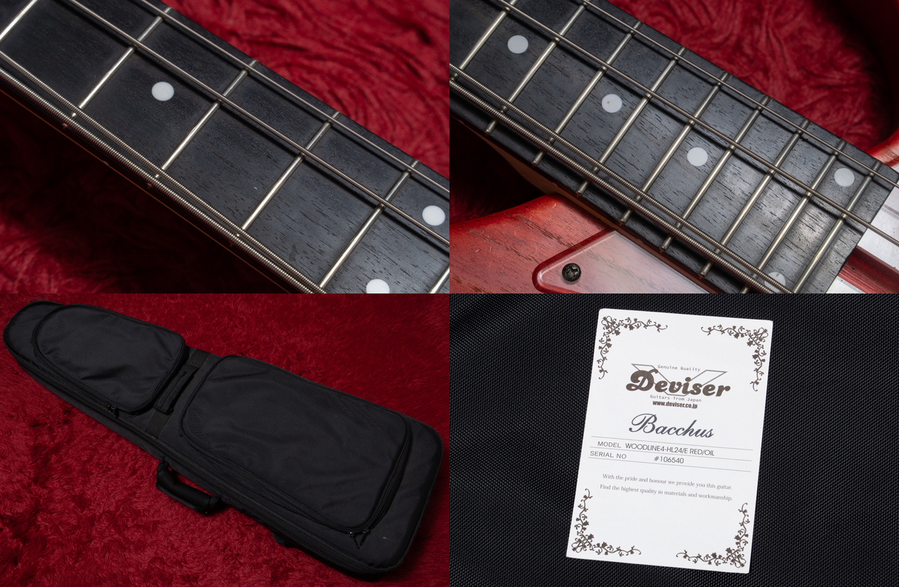 Bacchus WOODLINE4-HL24/E RED/OIL 3.740kg #106540【GIB横浜】（中古