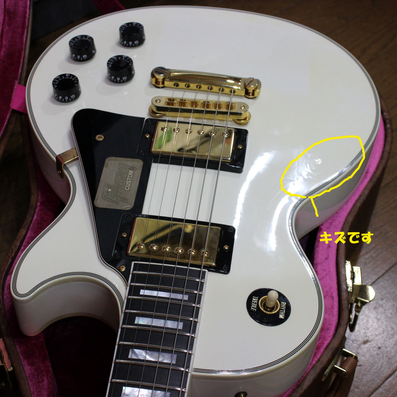 Gibson Custom Shop Les Paul Custom White カスタムショップ