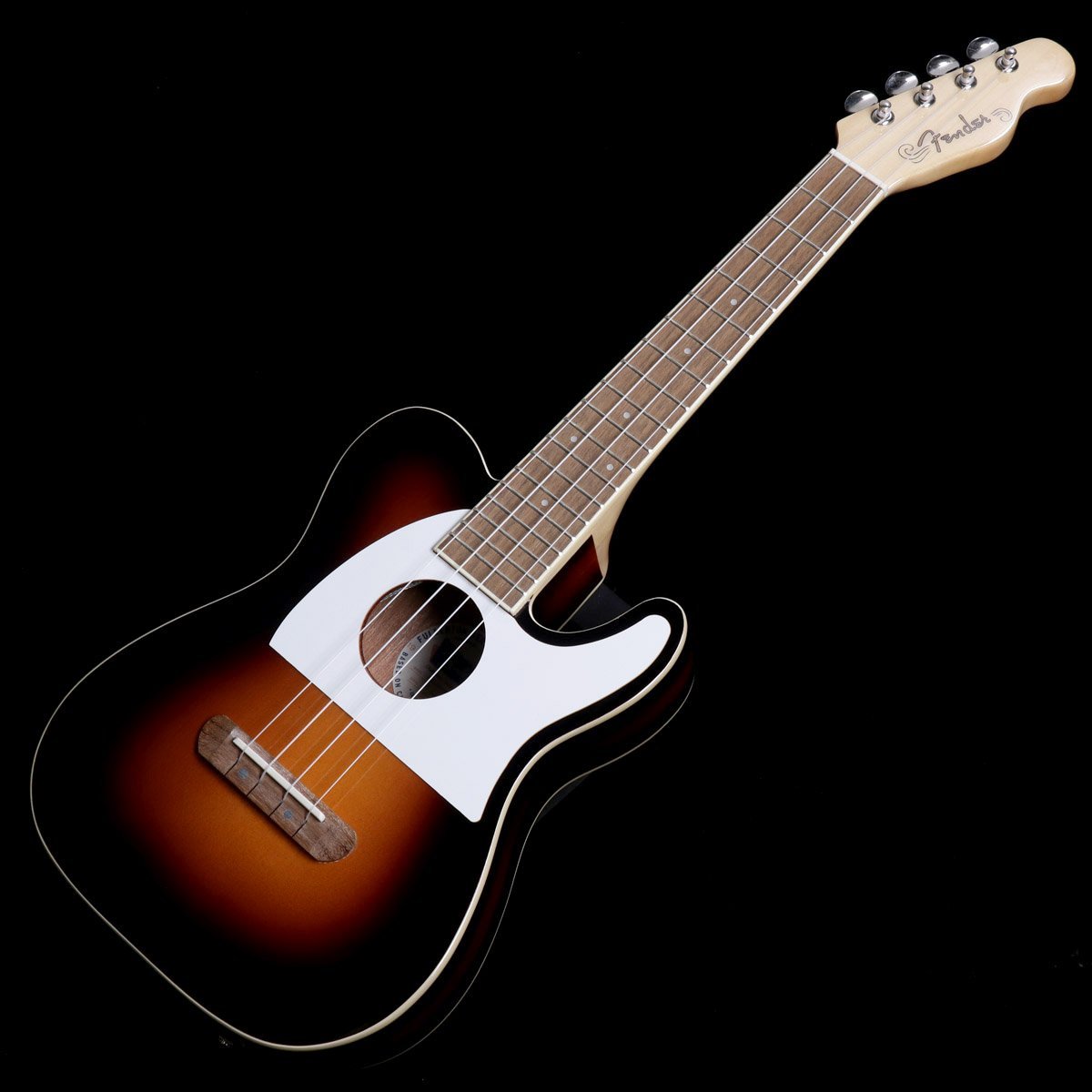 Fender Fullerton Tele Uke Walnut White Pickguard 2-Color Sunburst 【池袋店】（新品）【楽器検索デジマート】