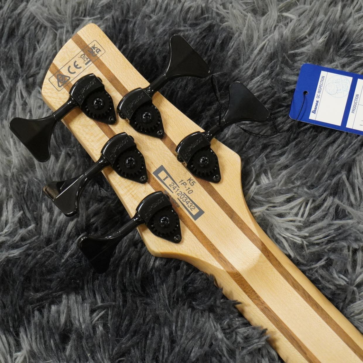 Ibanez K5-BKF (Black Flat) KORN Fieldy Signature 【特価】 【5弦