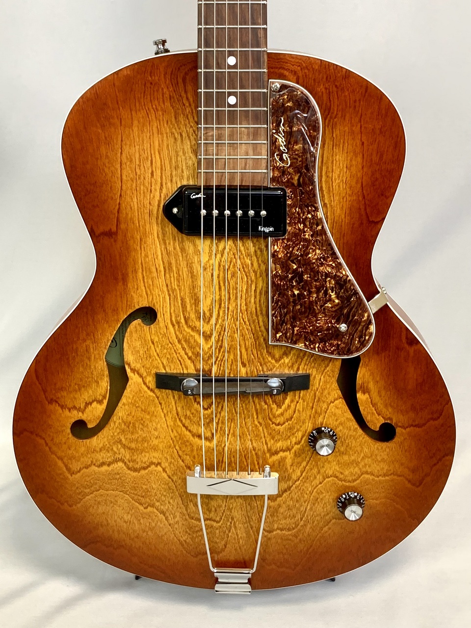 Godin Godin 5th Avenue Kingpin P90 Cognac Burst キングピン