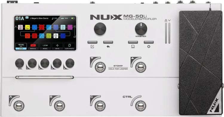 nu-x MG-50Li Modeler & Profiler Cloud White NU-X ニューエックス